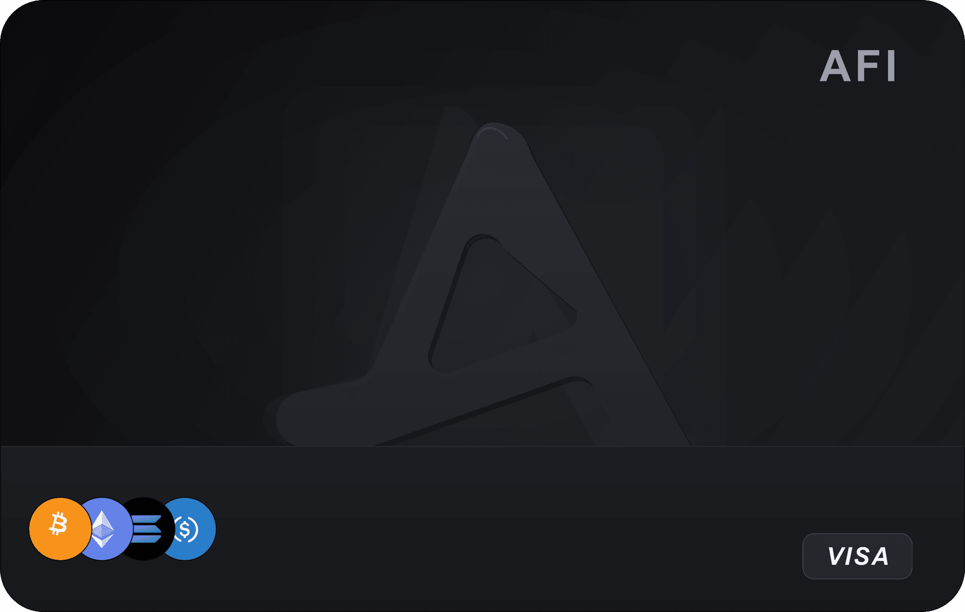 AFI dark agentic bank card art